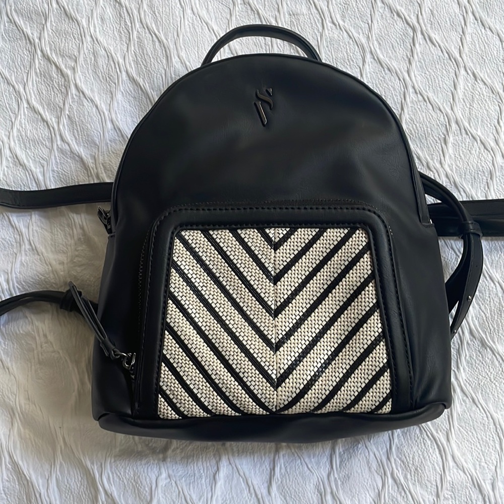 Black Vera Wang Mini Backpack